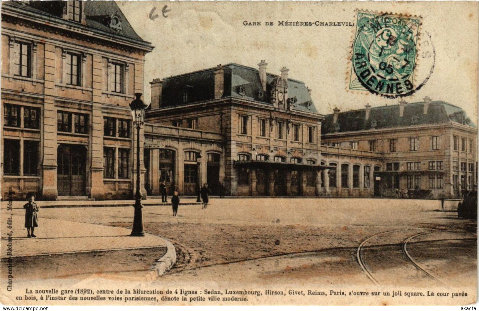 CPA CHARLEVILLE Gare de MEZIERES-CHARLEVILLE (646565)