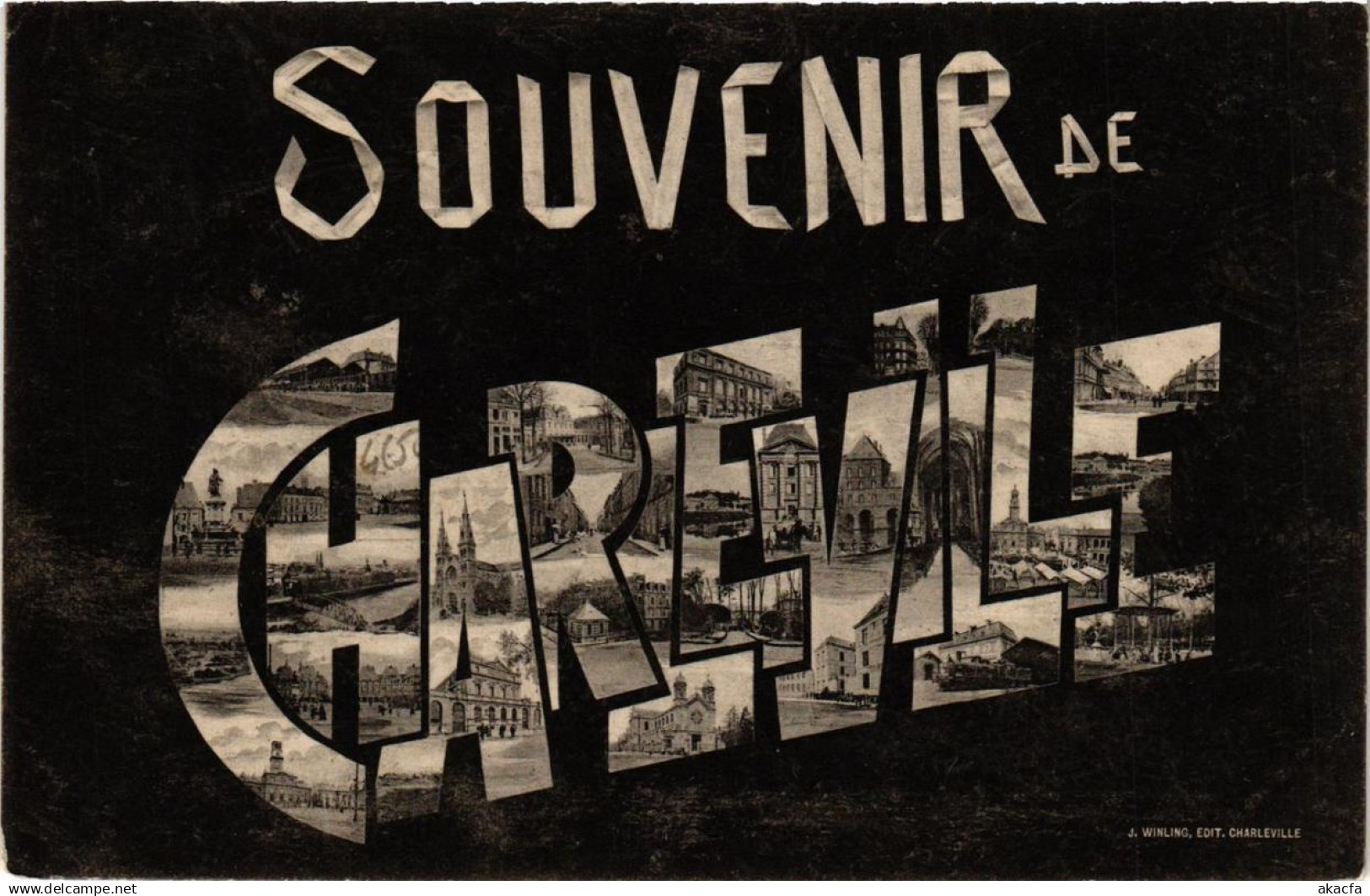 CPA CHARLEVILLE Souvenir de CHARLEVILLE (646572)