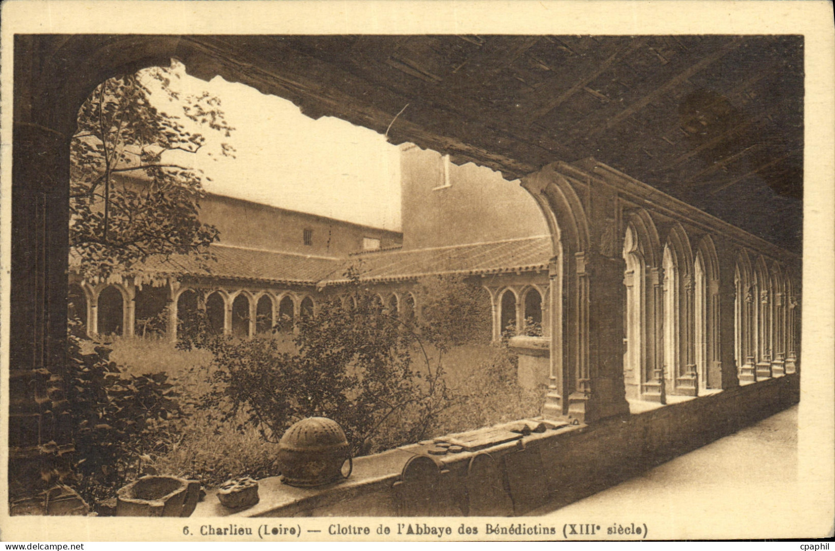 CPA Charlieu Clotire de L abbaye des Benedictins