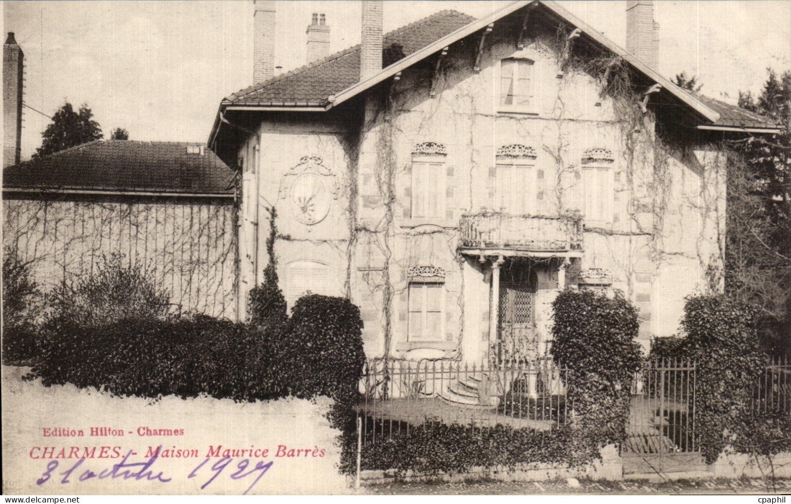 CPA Charmes Maison Maurice Barres