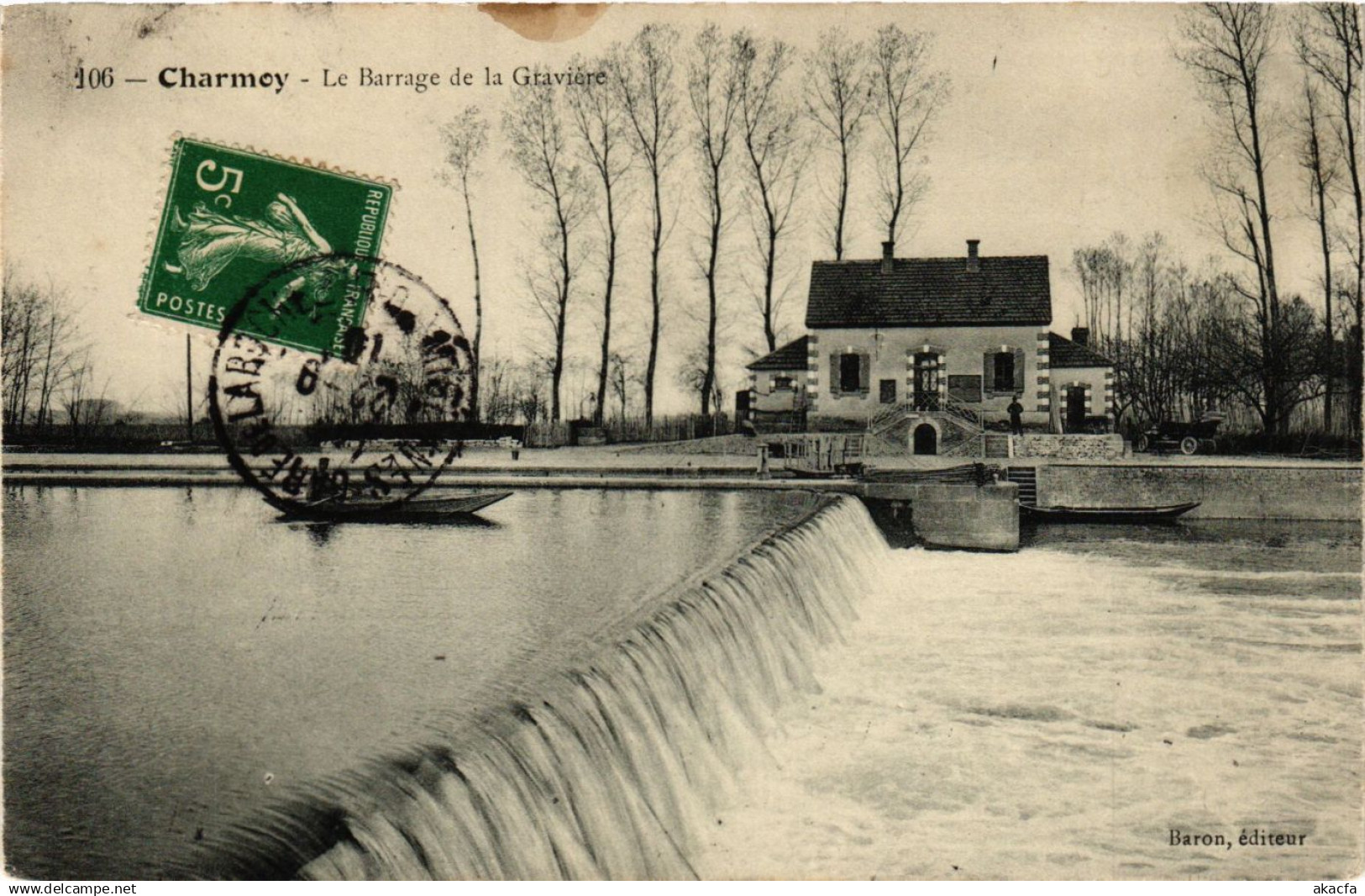 CPA CHARMOY - Le Barrage de la Graviere (357897)
