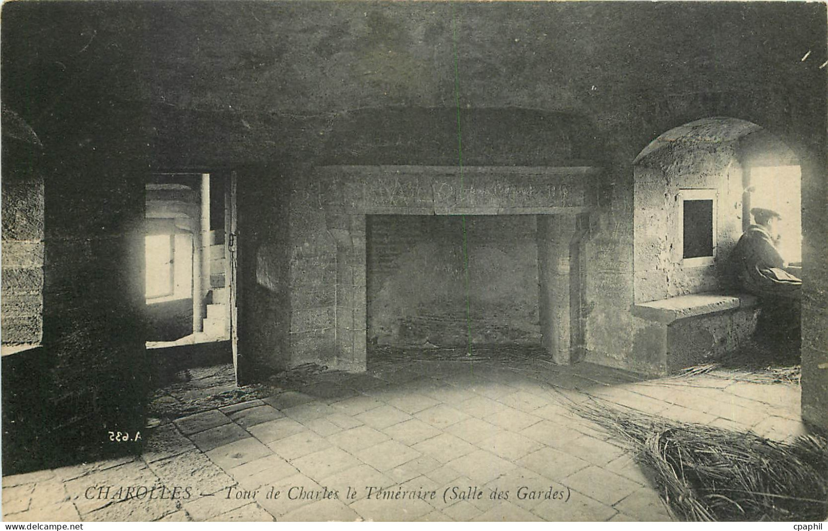 CPA Charolles Tour de Charles le Temeraire Salle des Gardes