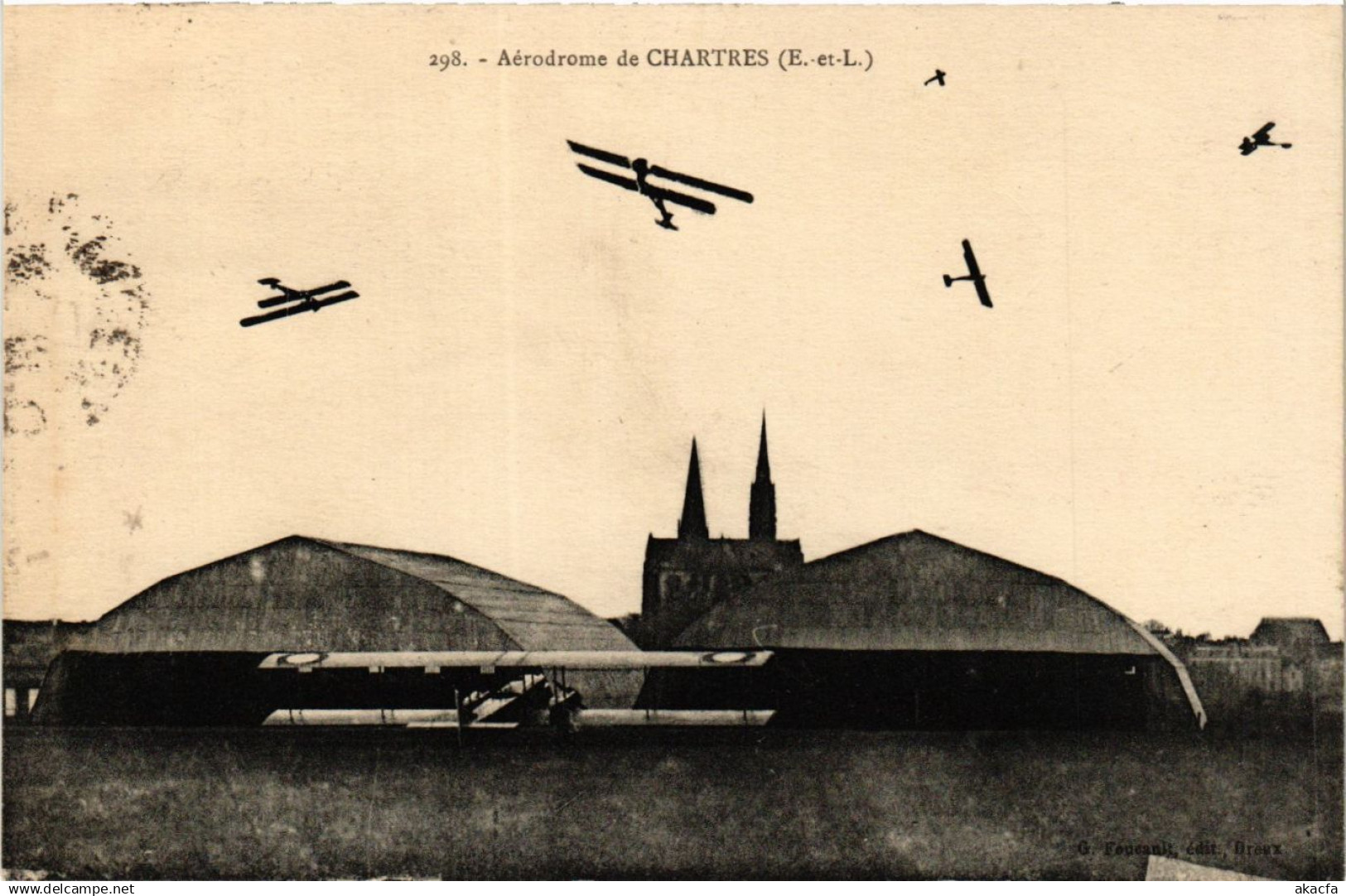 CPA CHARTRES - Aerodrome de CHARTRES (385847)