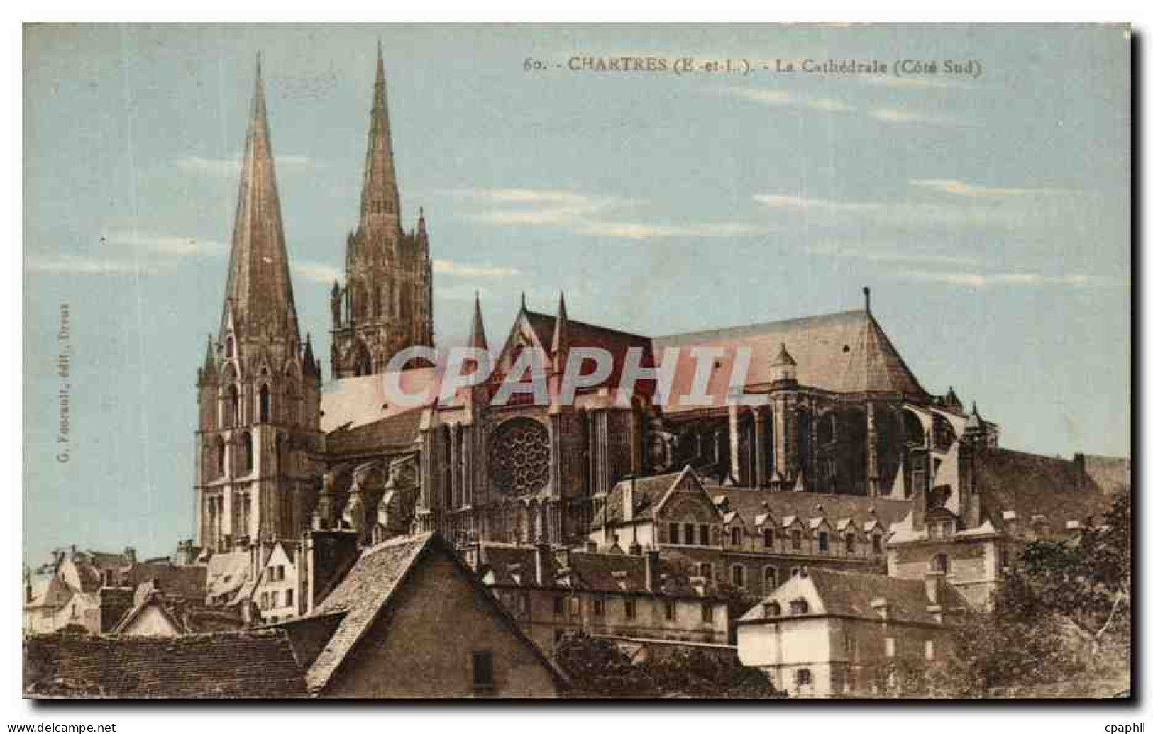 CPA Chartres La Cathedrale