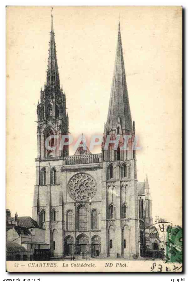 CPA Chartres La Cathedrale