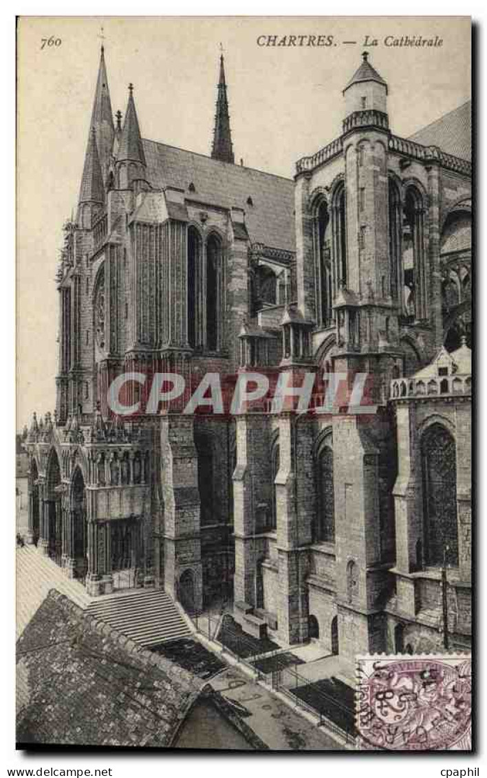 CPA Chartres La Catherale