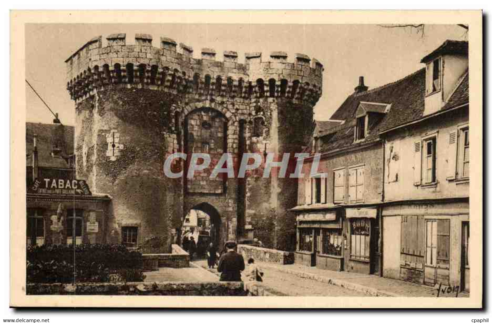 CPA Chartres La porte Guillaume