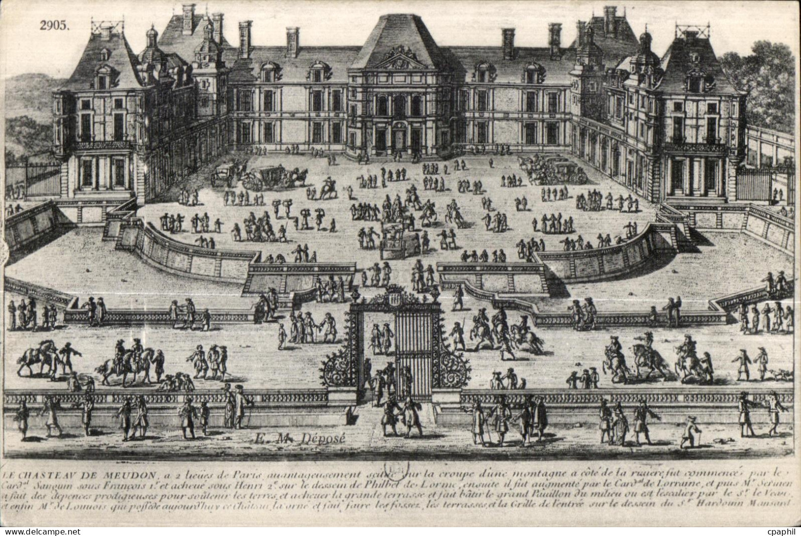 CPA Chasteav de Meudon