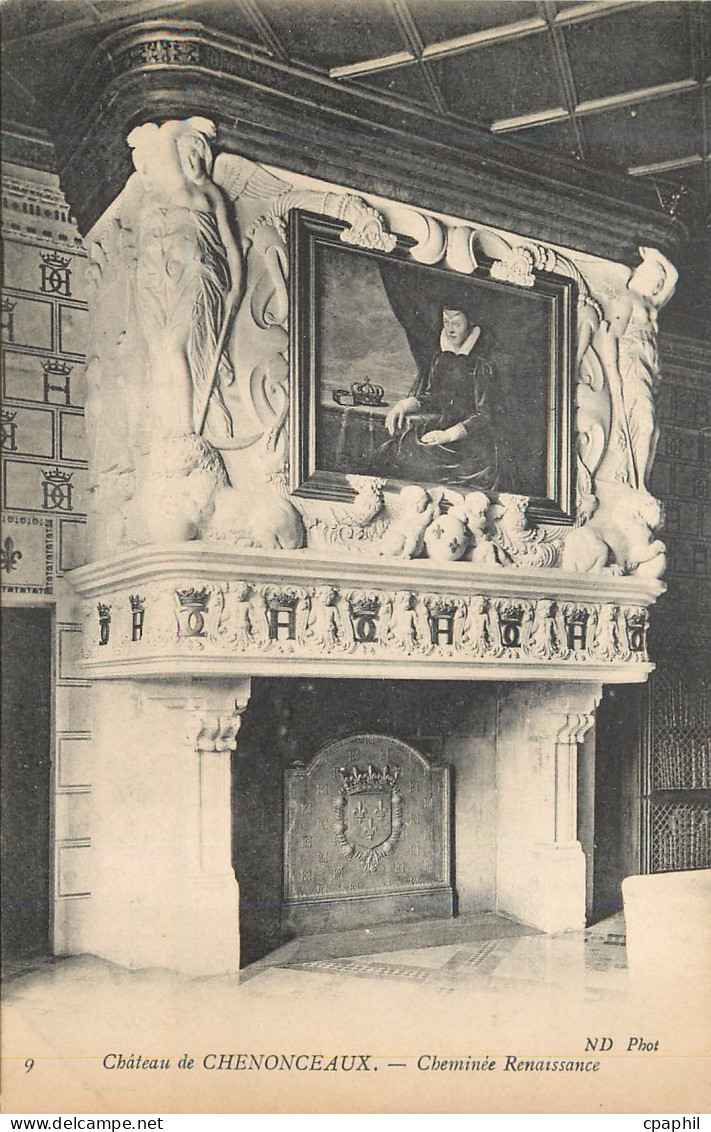 CPA Chateau Chenonceaux Cheminee Renaissance