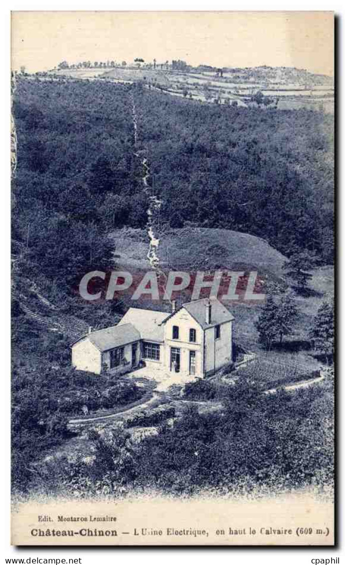 CPA Chateau Chinon L usine electrique