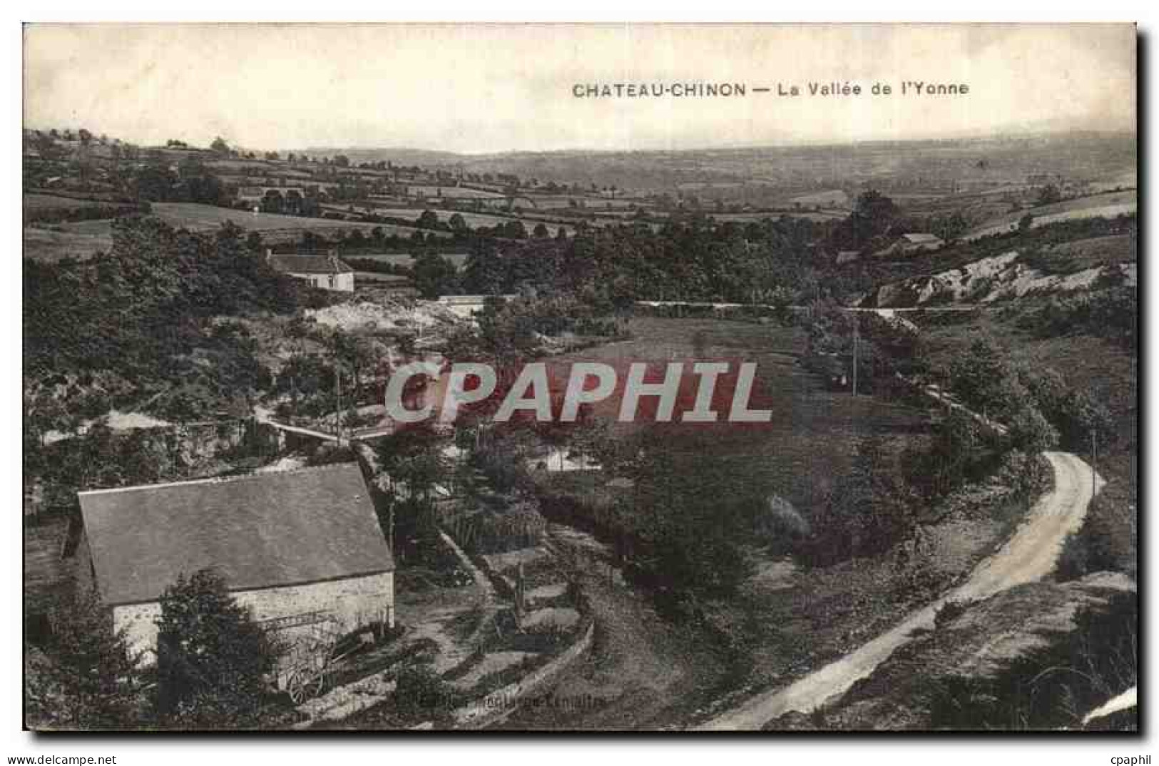 CPA Chateau Chinon La vallee de l'Yonne