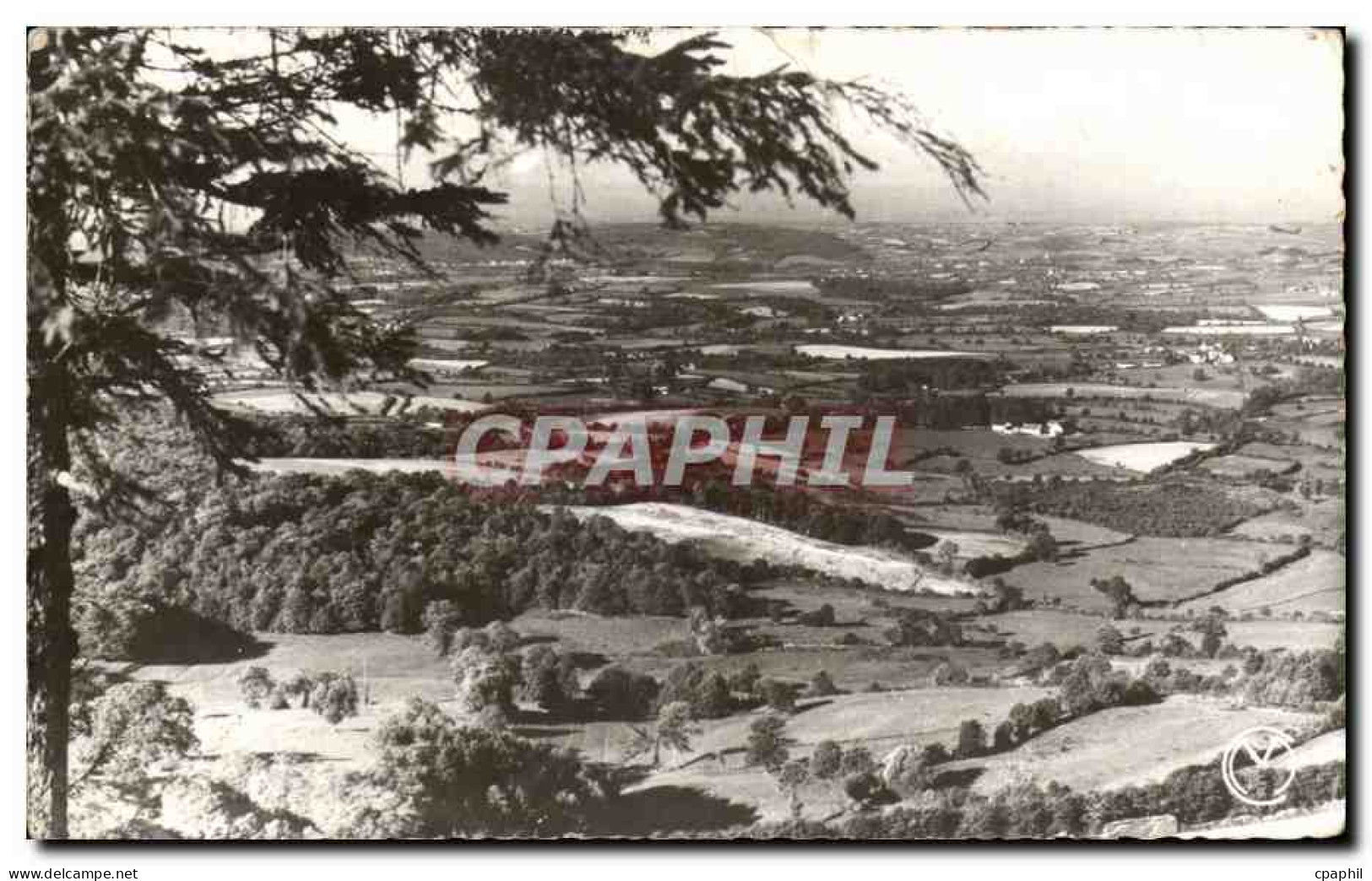 CPA Chateau Chinon Vue Sur Le Nivernais