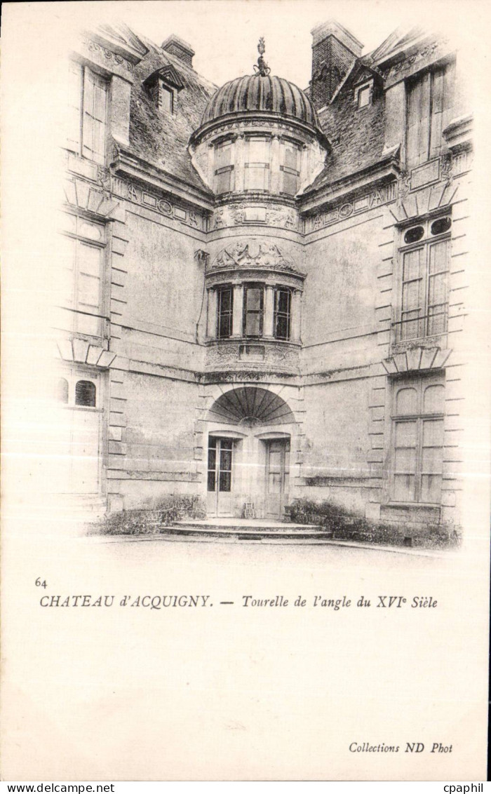 CPA Chateau d Acquigny Tourelle de l angle du 16eme