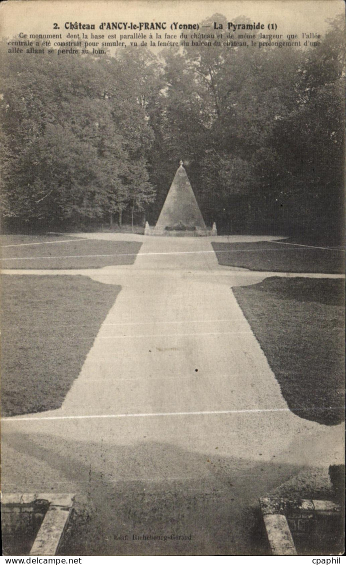 CPA Chateau d Ancy le Franc Porte La Pyramide