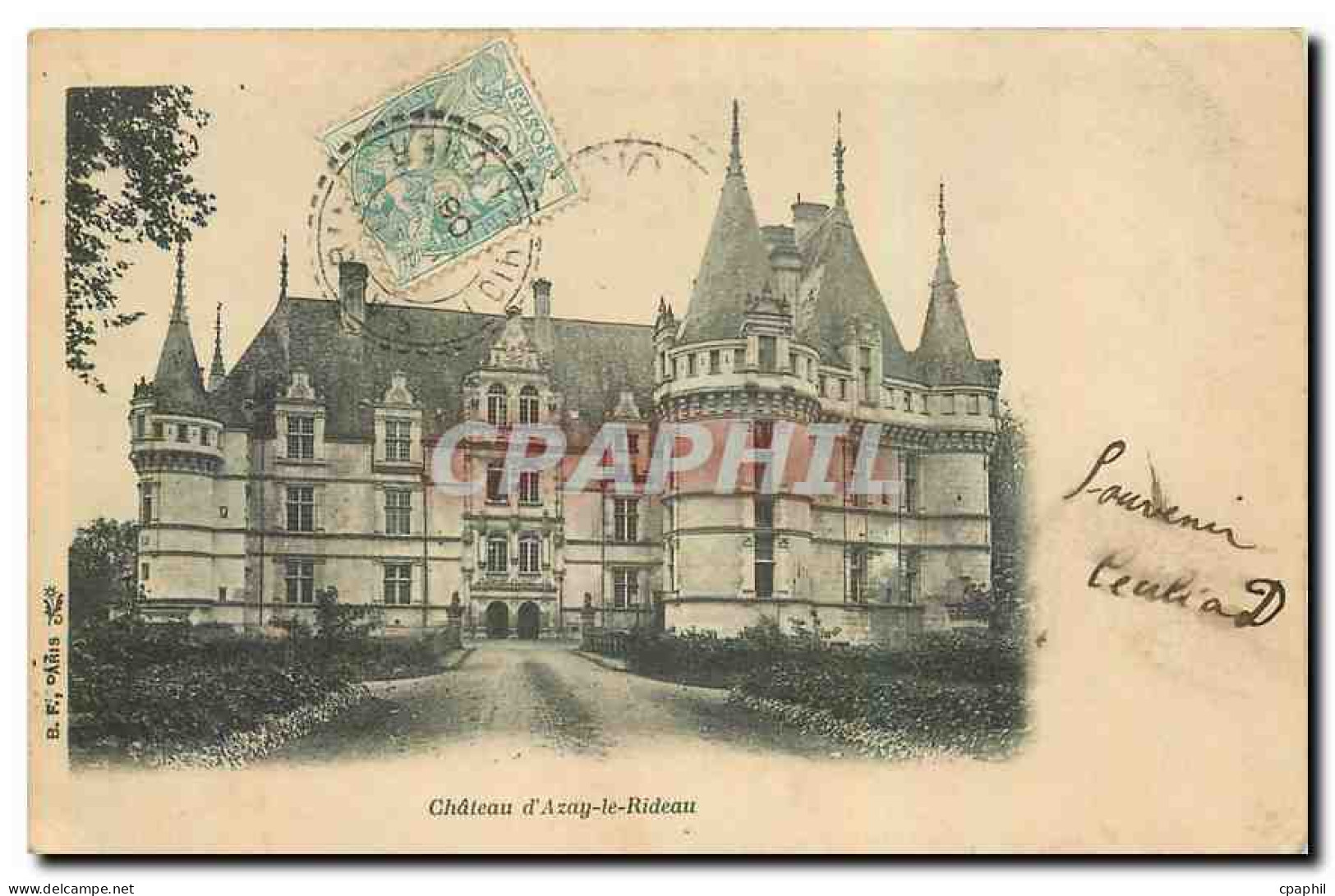 CPA Chateau d'azay le Rideau