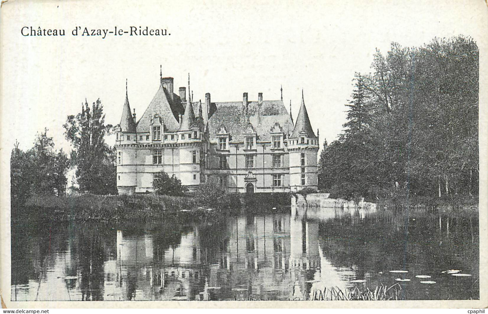 CPA Chateau d Azay le Rideau