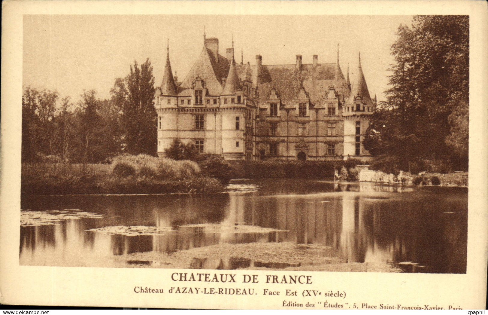 CPA Chateau d'Azay le Rideau