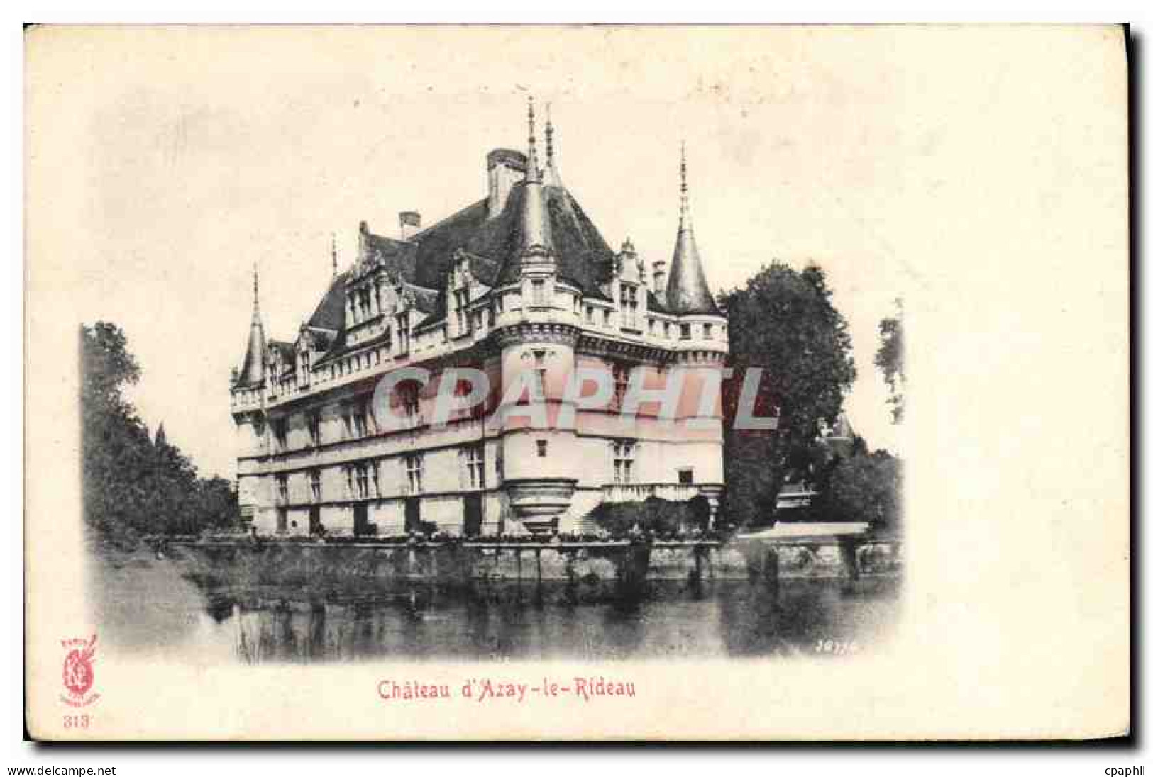 CPA Chateau d'Azay le Rideau
