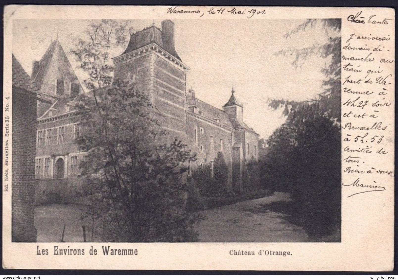 +++ CPA - Château d' OTRANGE - Environs de Waremme  //