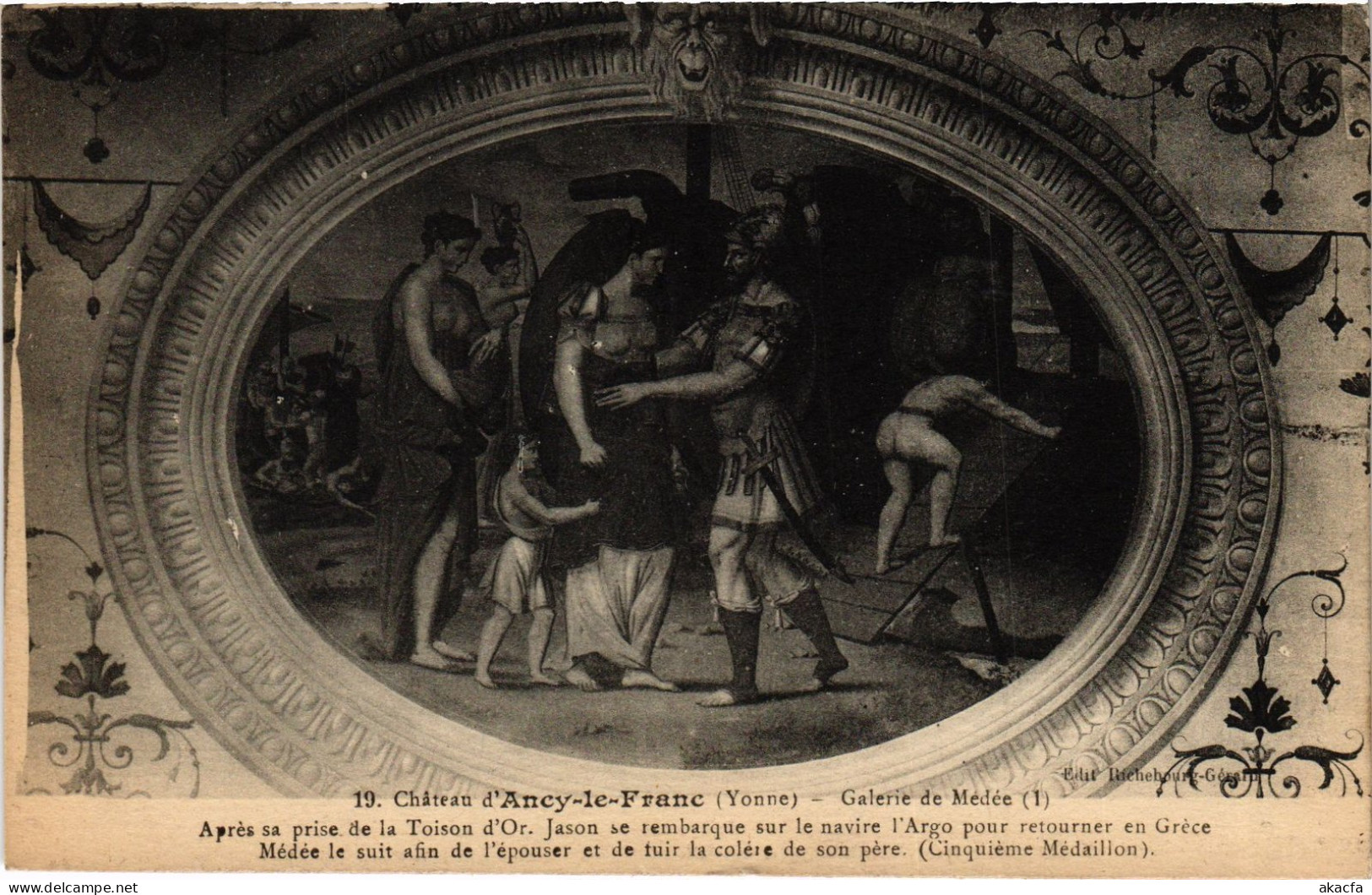 CPA Chateau de Ancy-le-Franc Galerie de Medee FRANCE (1452083)