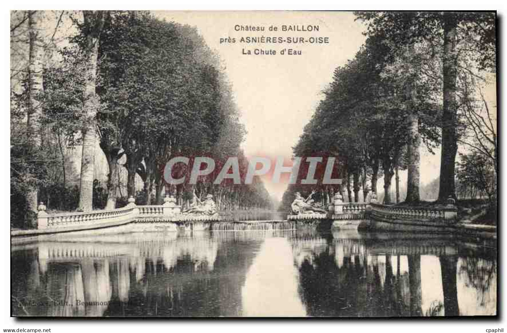 CPA Chateau de Baillon pres Asnieres sur Oise La Chute d'Eau