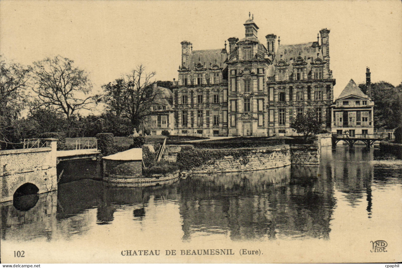CPA Chateau De Beaumesnil