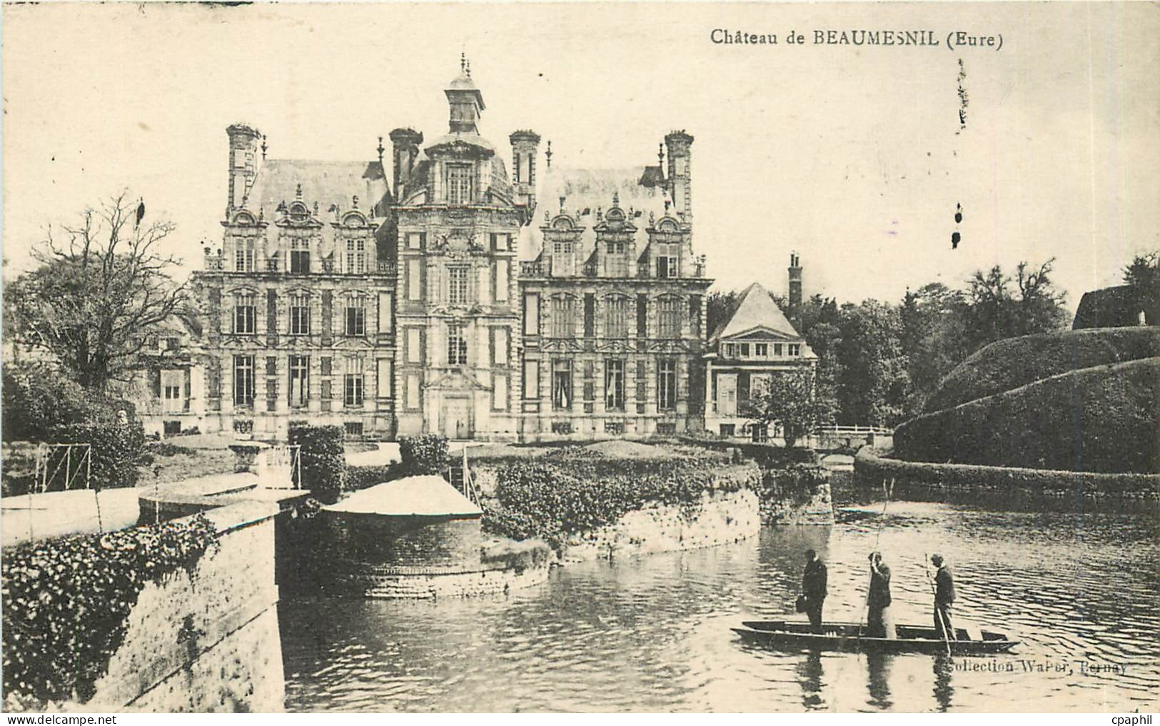 CPA Chateau de Beaumesnil Eure