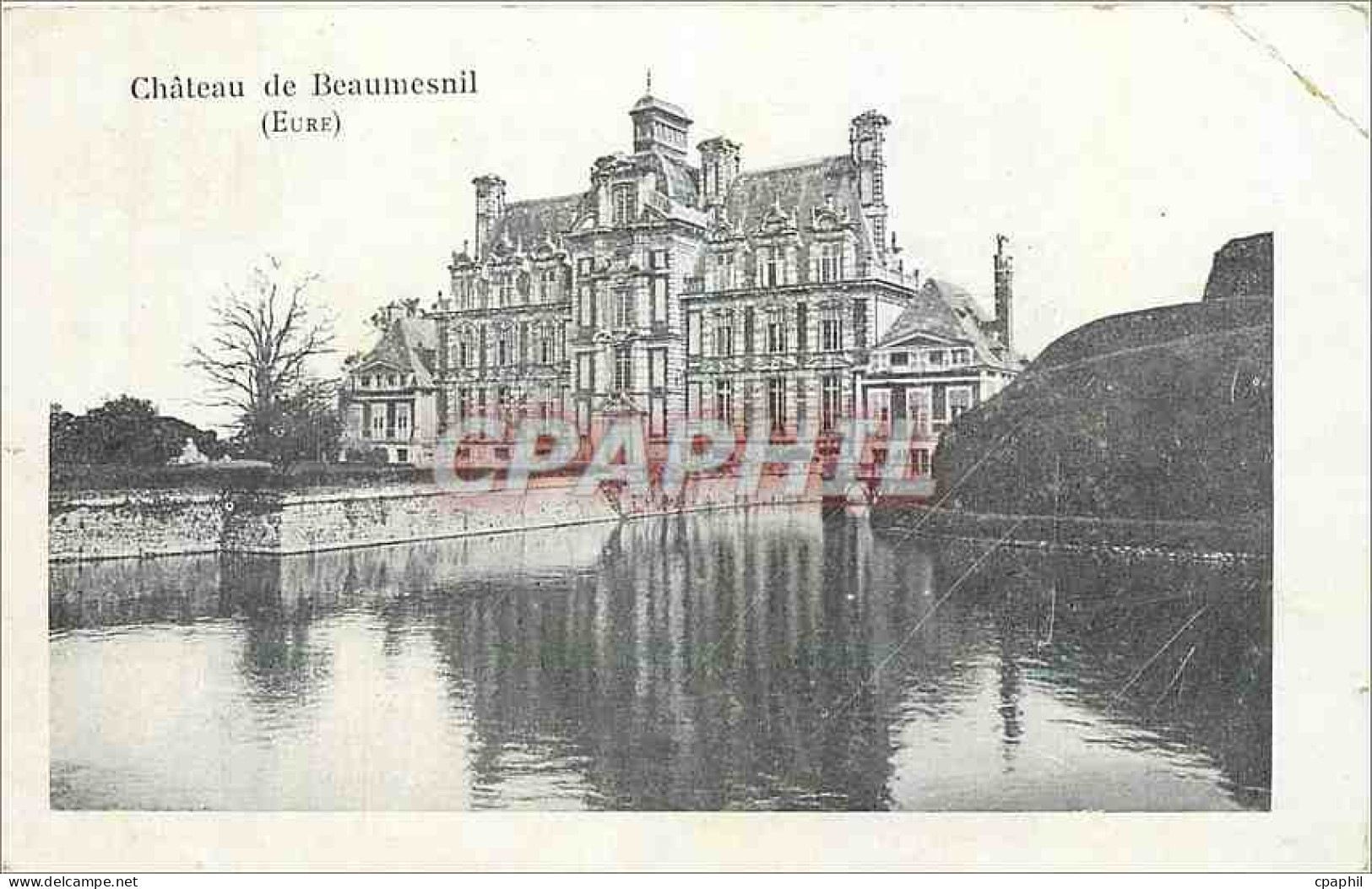 CPA Chateau de Beaumesnil Eure