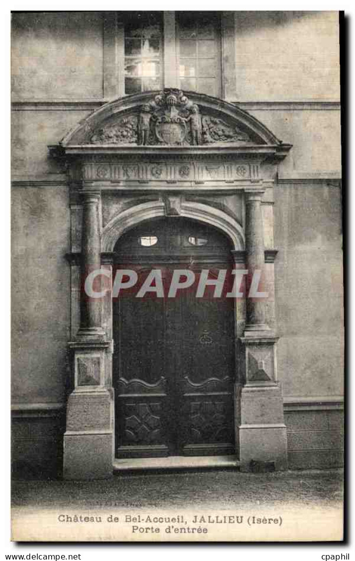 CPA Chateau de Bel Accueil Jallieu Porte d entree