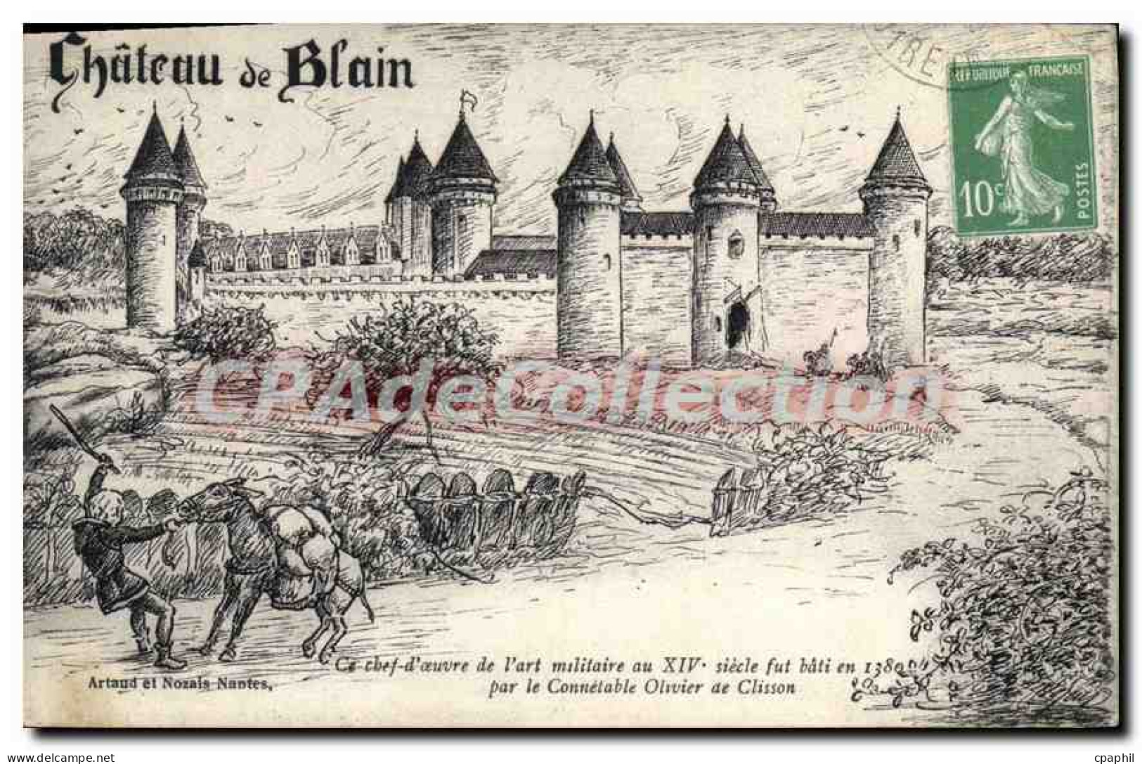 CPA Chateau De Blain 1380