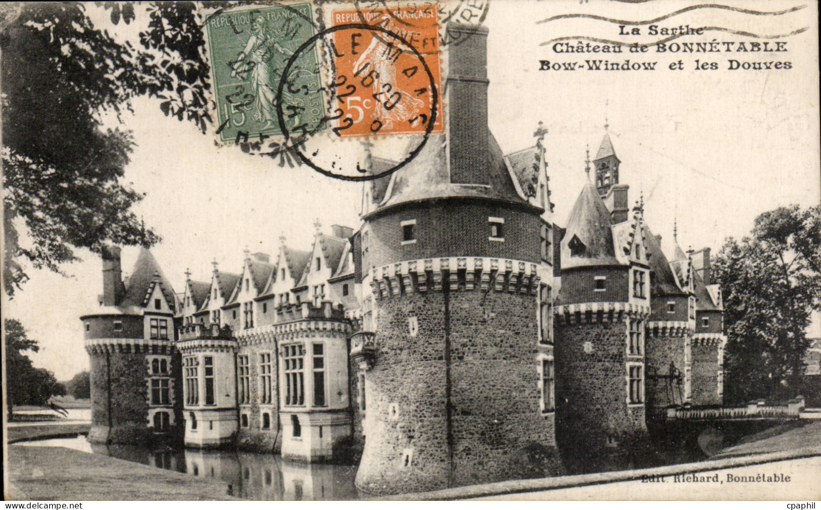 CPA Chateau de Bonnetable
