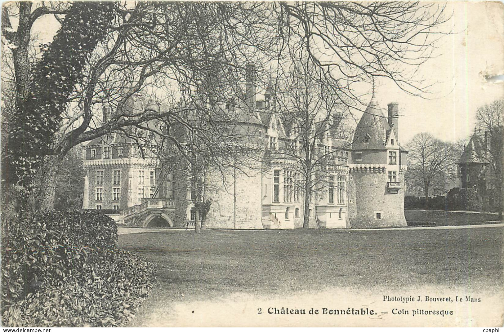 CPA Chateau de Bonnetable Coin pittoresque