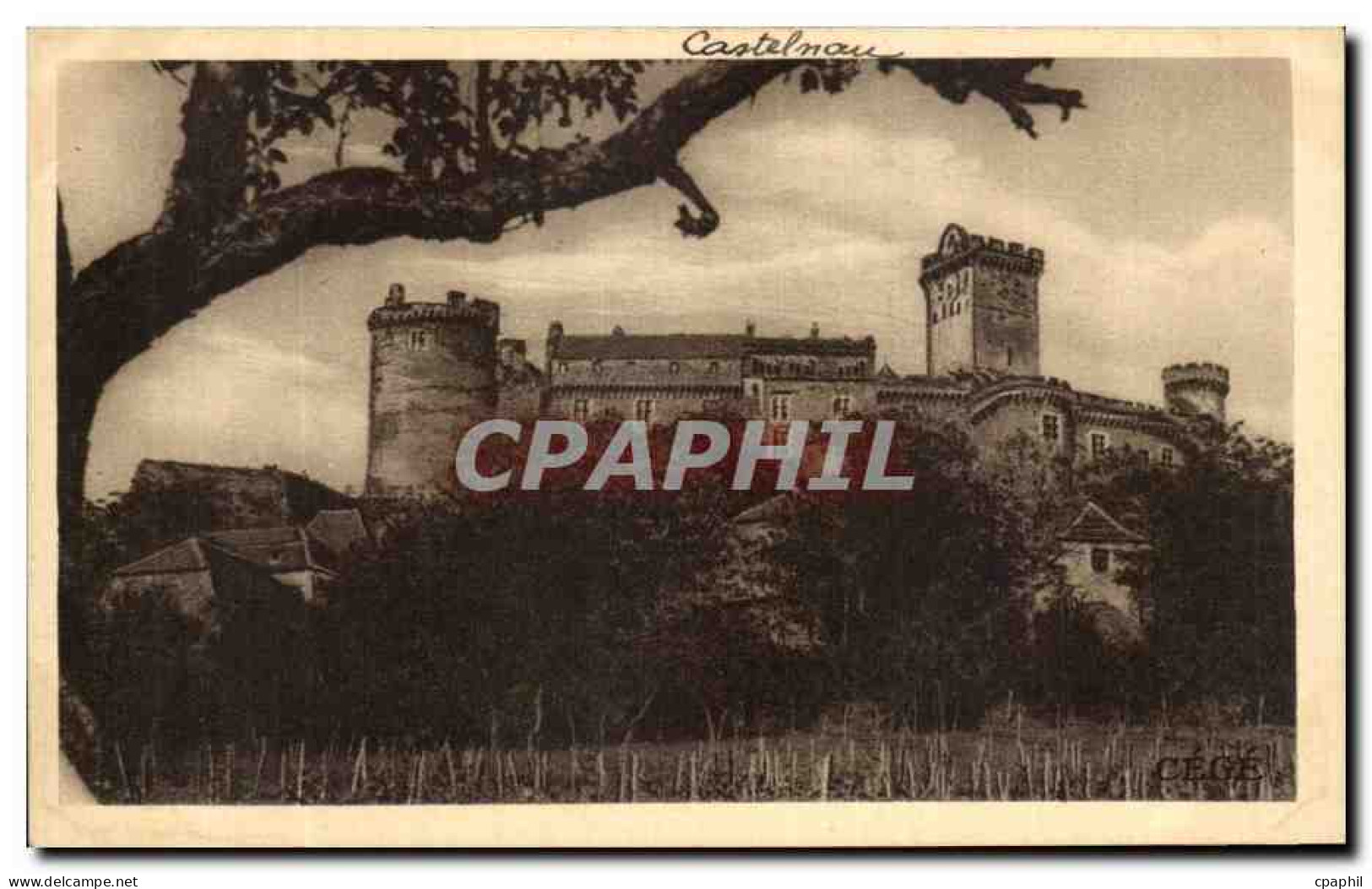 CPA Chateau De Castelnau Bretenoux