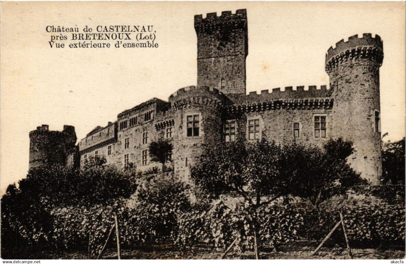 CPA Chateau de CASTELNAU pres Bretenoux (686436)