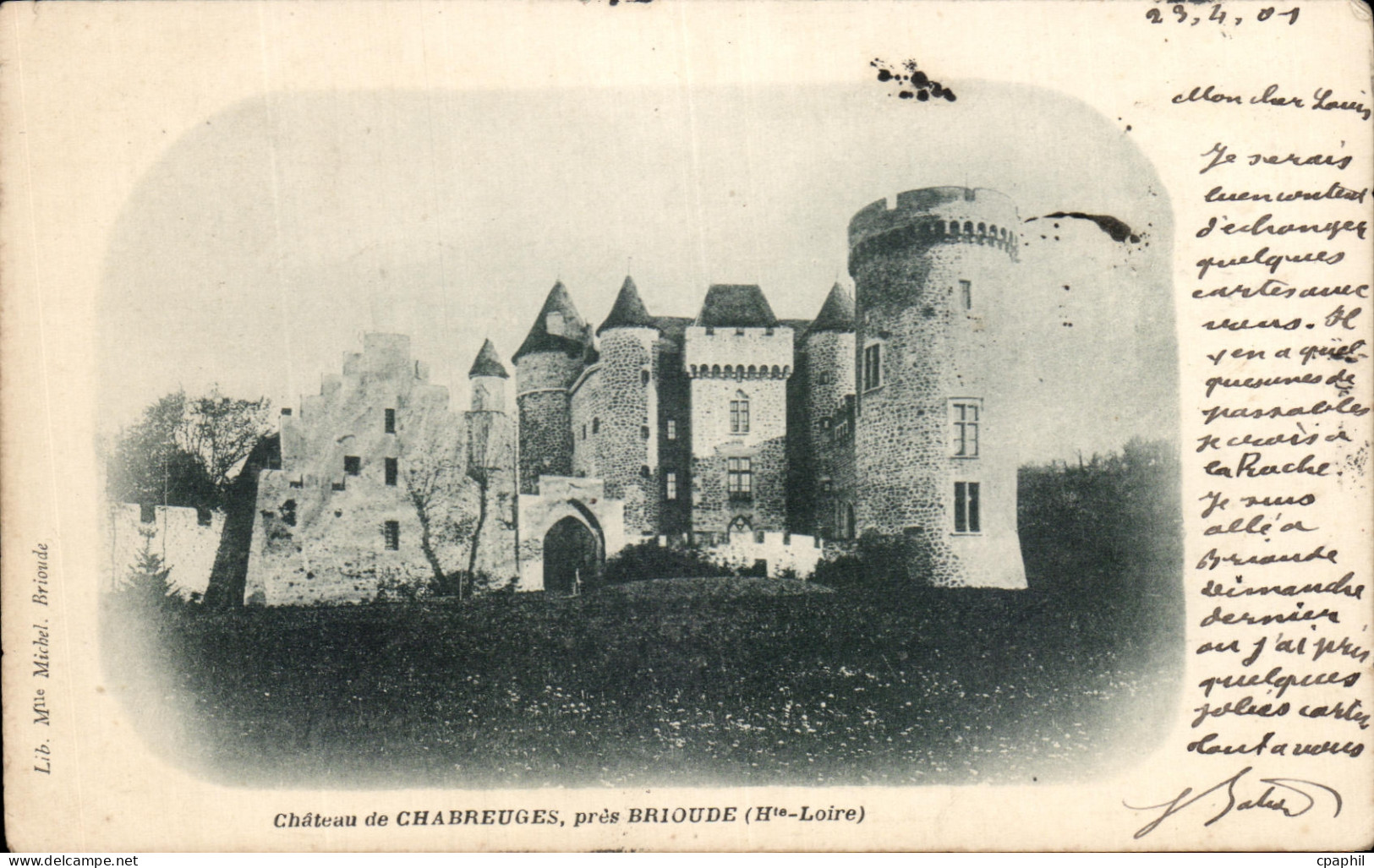 CPA Chateau de Chabreuges pres Brioude