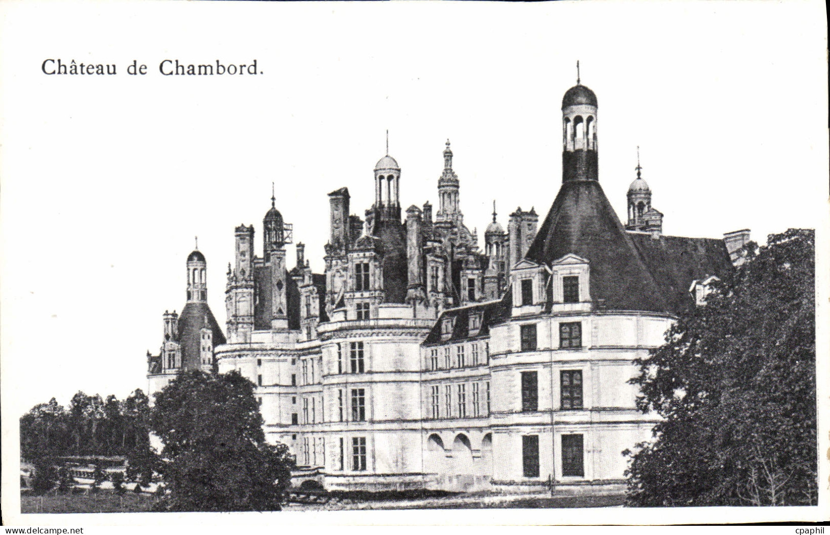 CPA Chateau de Chambord