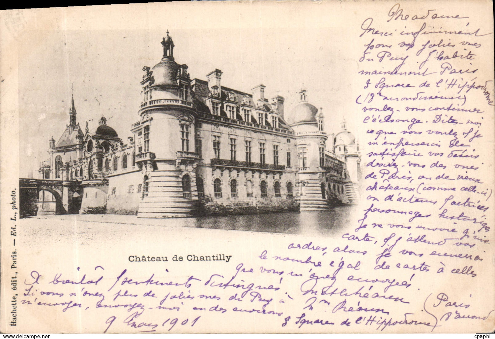CPA Chateau de Chantilly