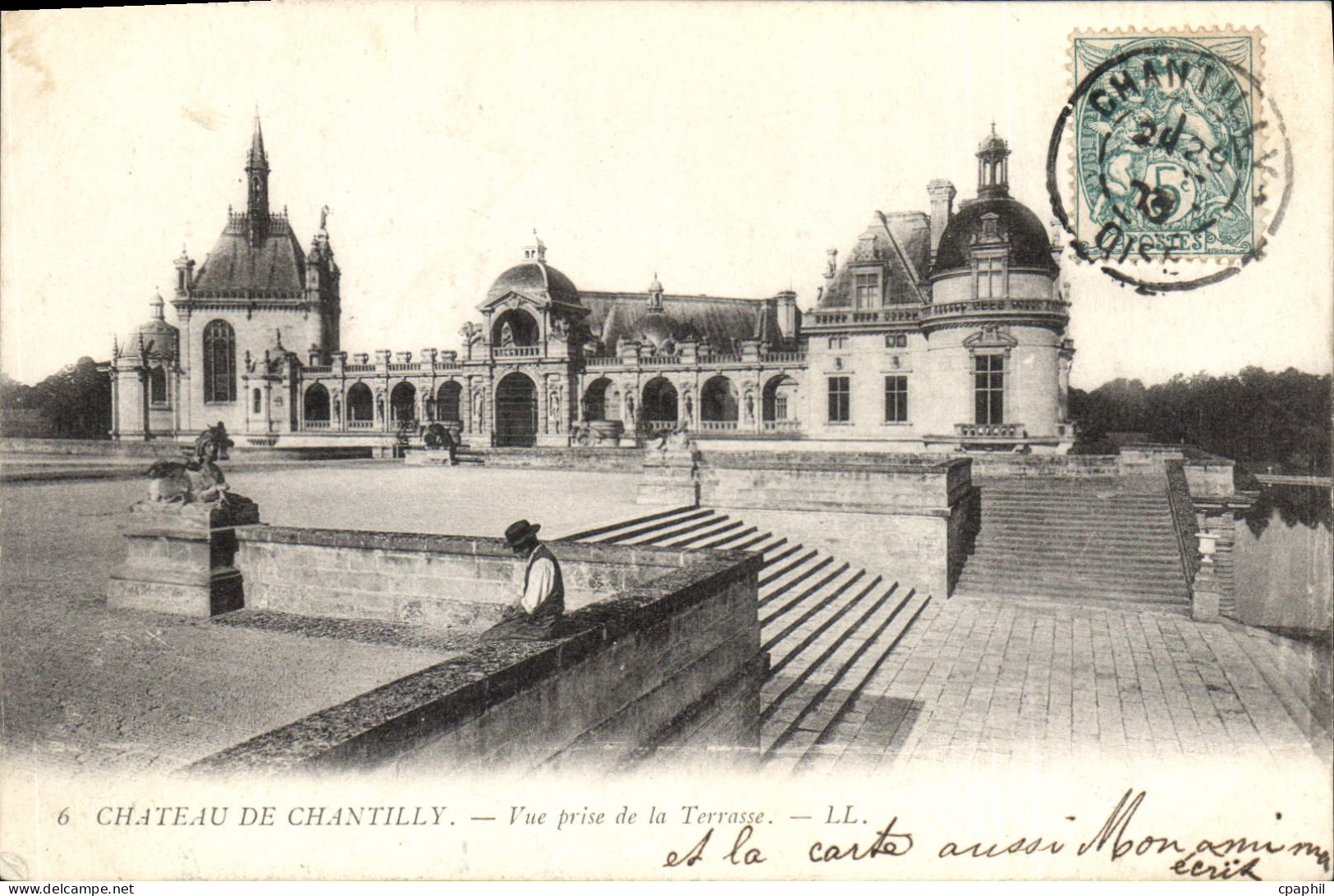 CPA Chateau De Chantilly