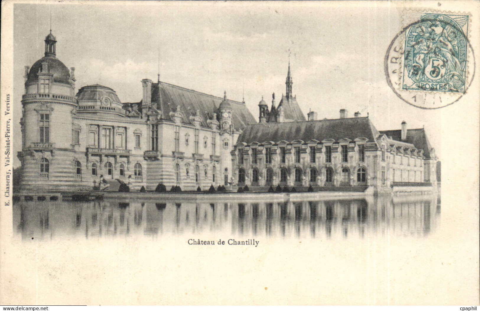 CPA Chateau De Chantilly