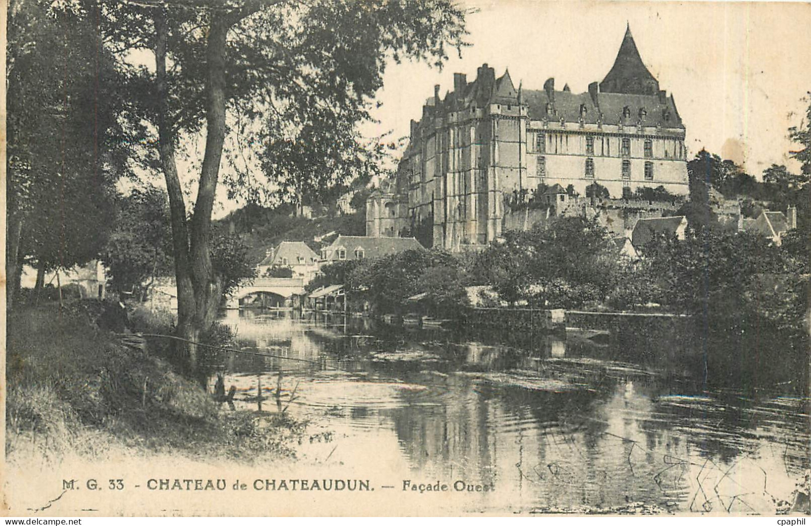 CPA Chateau de Chateaudun Facade Ouest