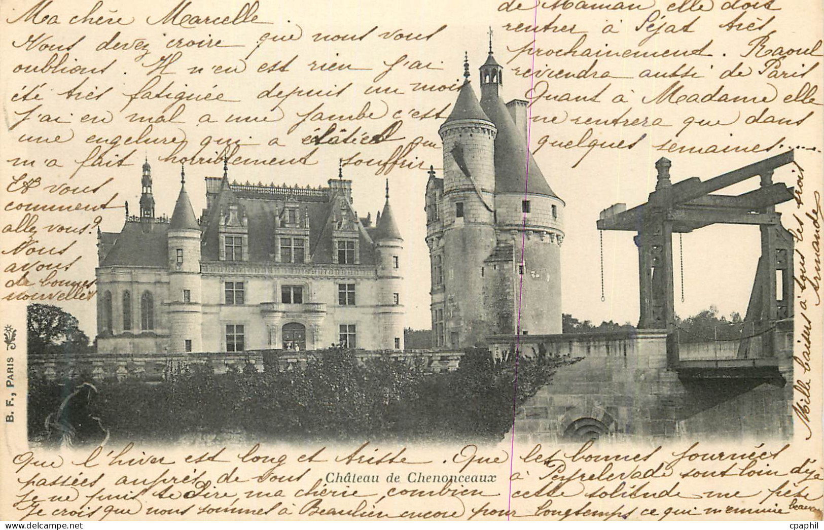 CPA Chateau de Chenonceaux (carte 1900)