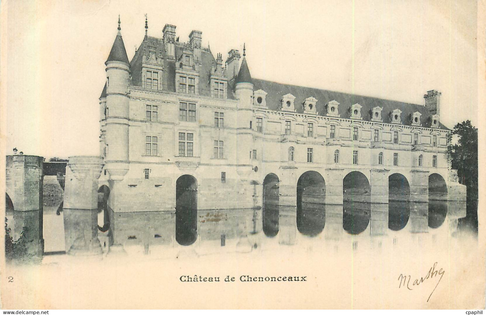 CPA Chateau de Chenonceaux (carte 1900)