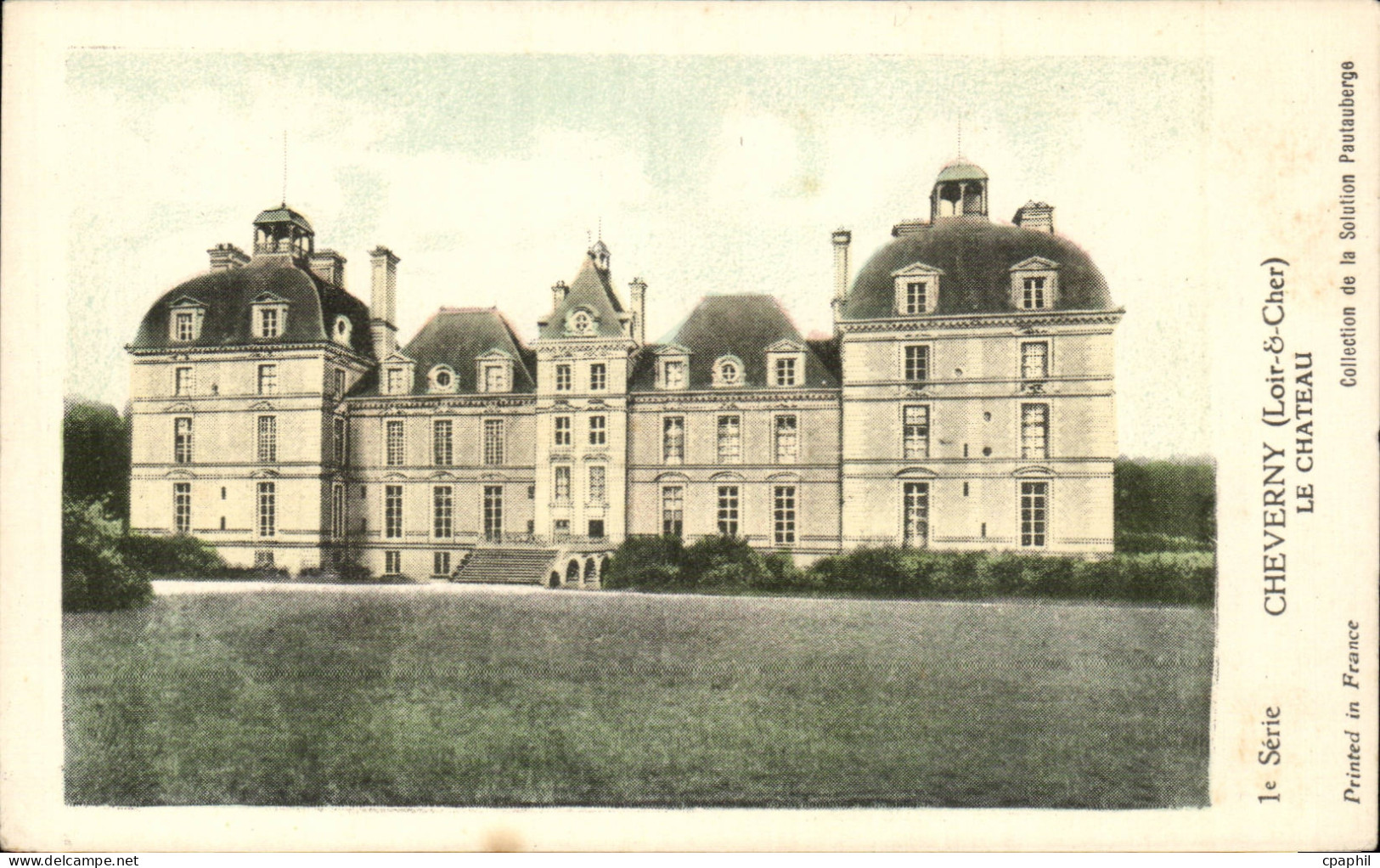 CPA Chateau de Cheverny Le chateau