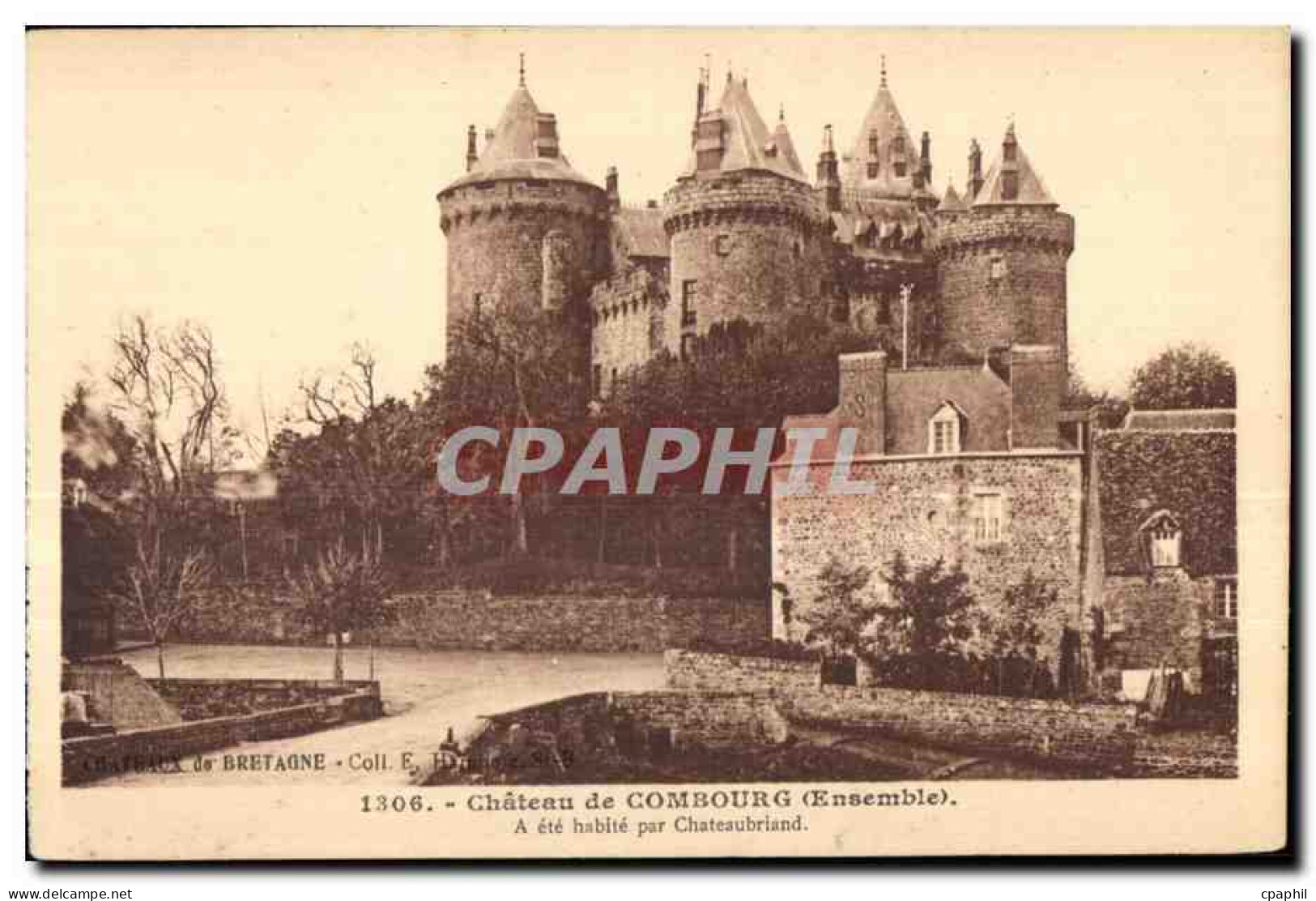 CPA Chateau de Combourg (Ensemble)