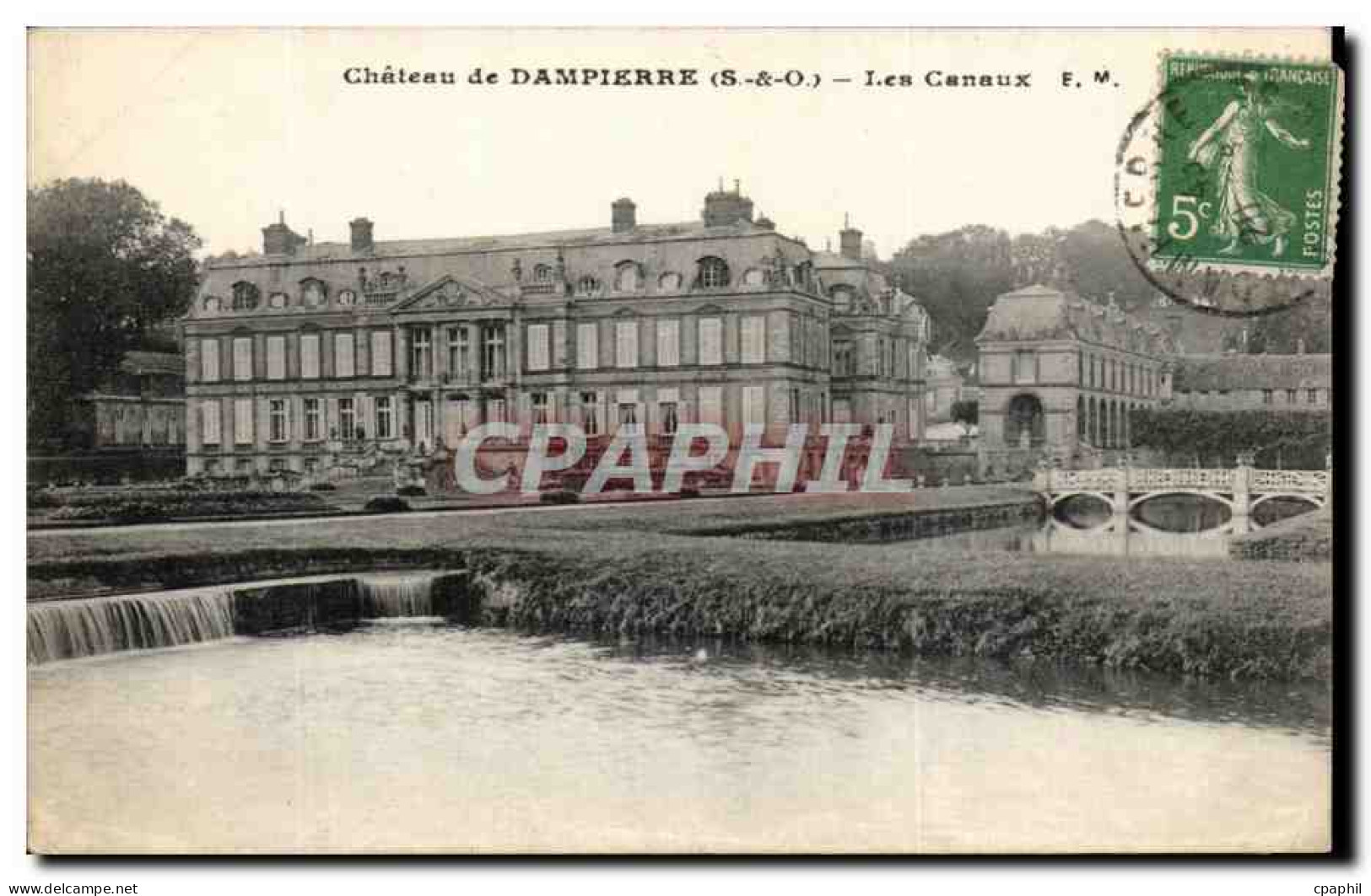 CPA Chateau de Dampierre Les Canaux