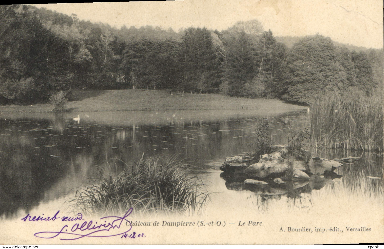 CPA Chateau de Dampierre S et O Le Parc