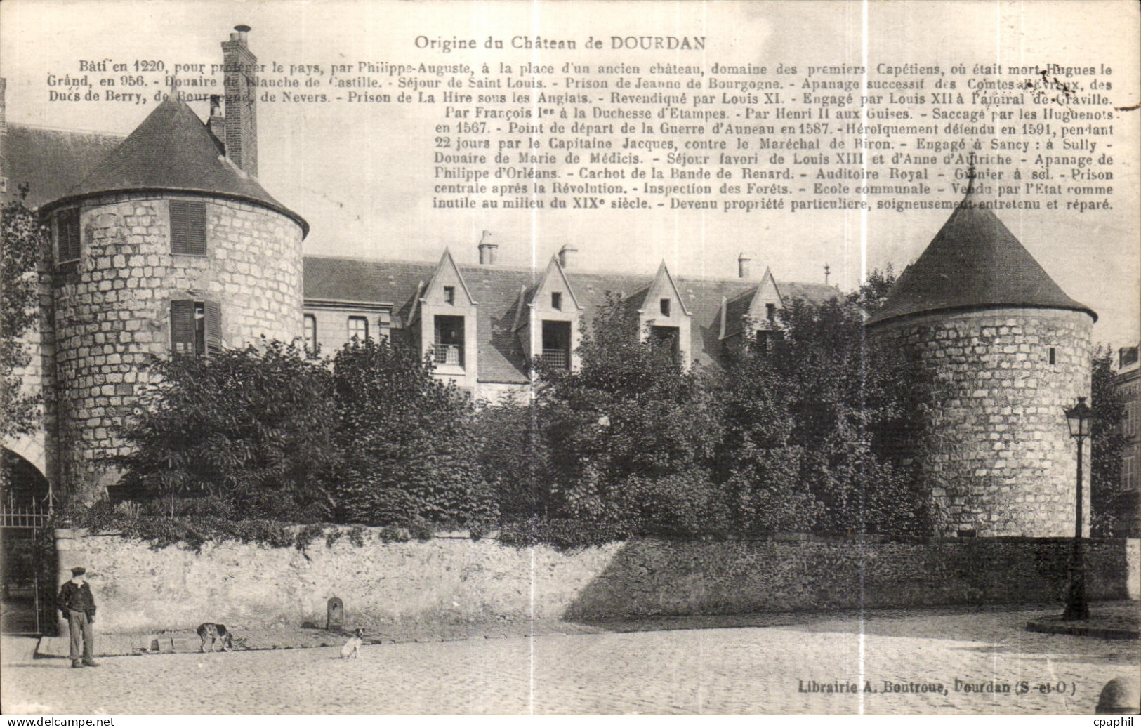 CPA Chateau de Dourdan