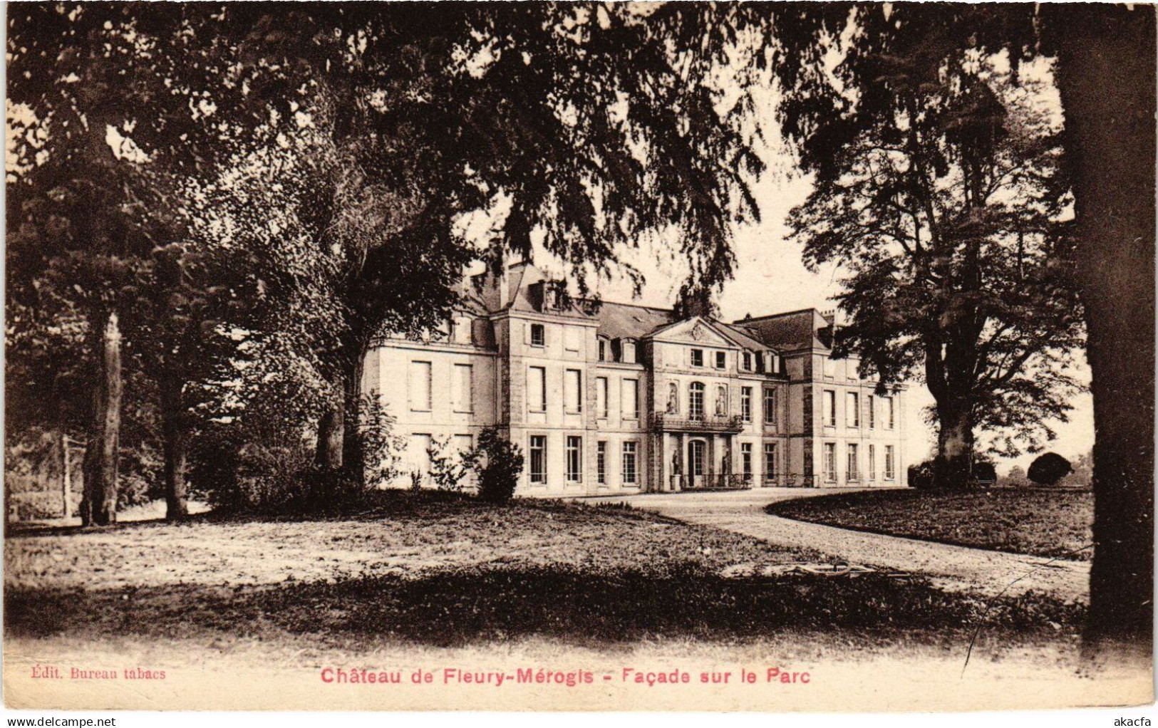 CPA Chateau de Fleury-Merogis Facade sur le Parc FRANCE (1372311)