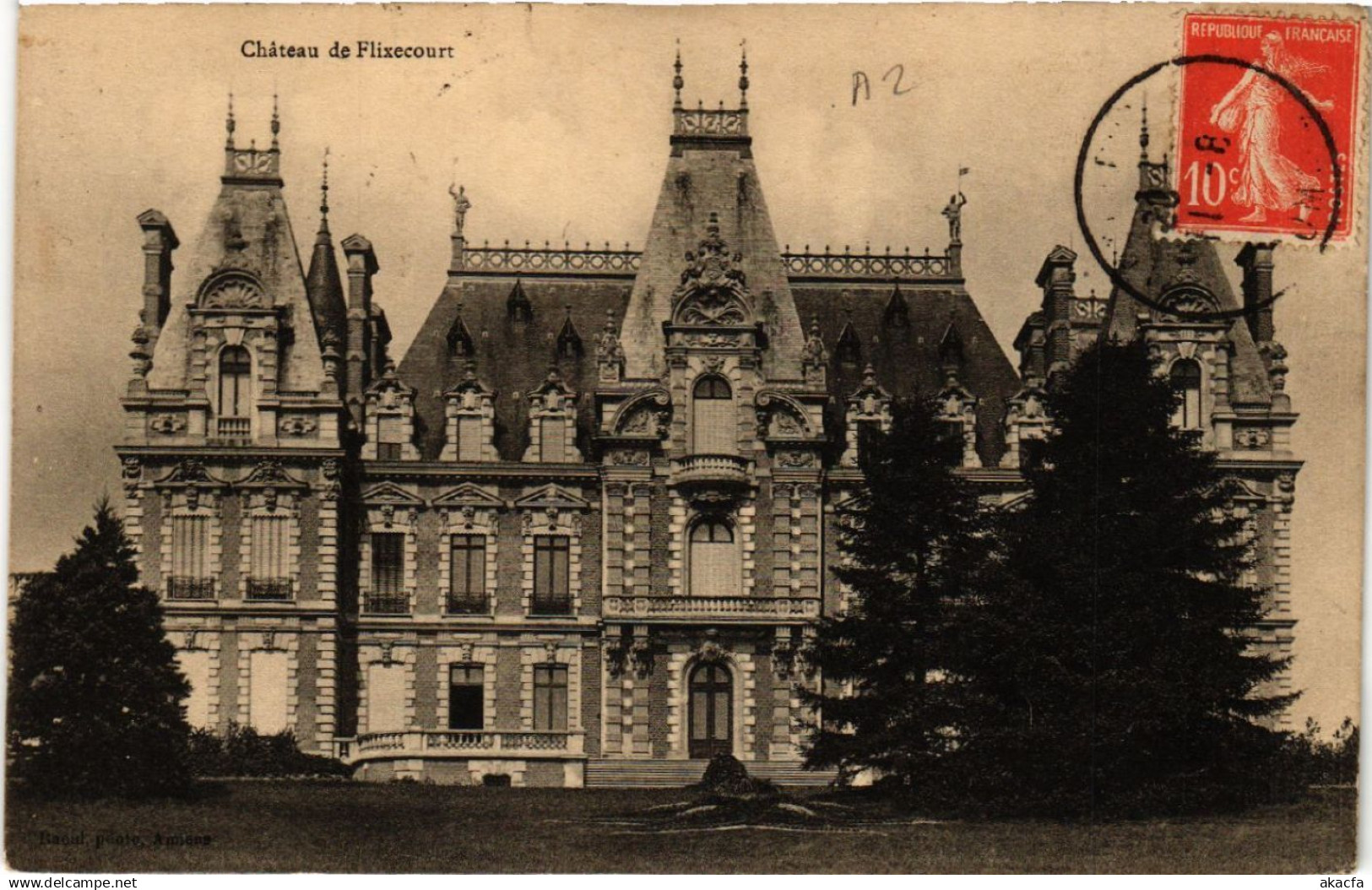 CPA Chateau de Flixecourt (514677)
