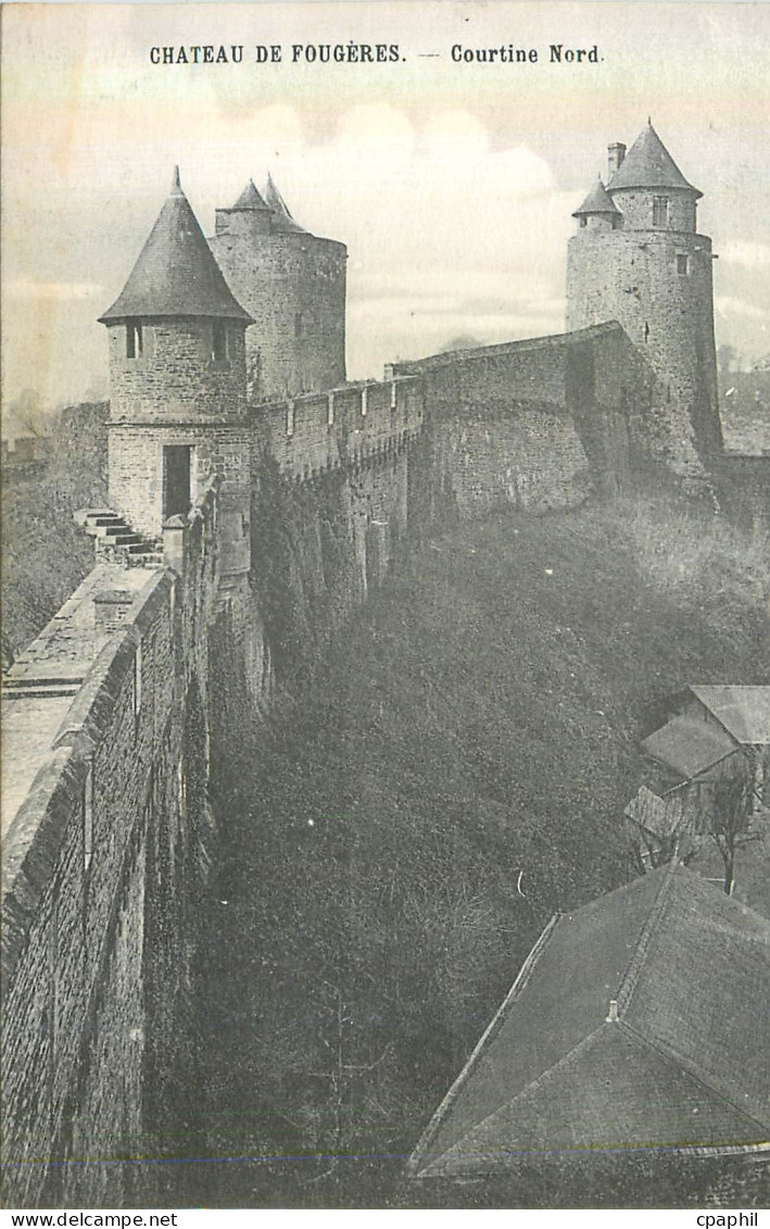 CPA Chateau de fougeres courtine nord